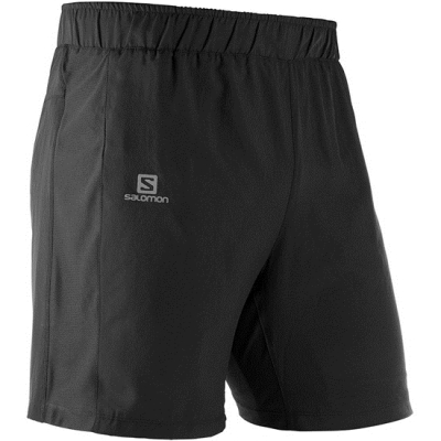 Men's Salomon AGILE 2 IN 1 M Shorts Black | US-PUNM684