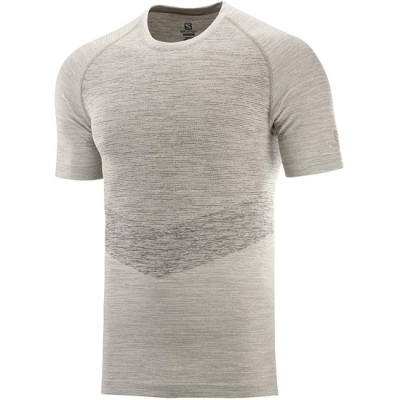 Men's Salomon ALLROAD SEAMLESS SS M T Shirts White | US-KQDU532