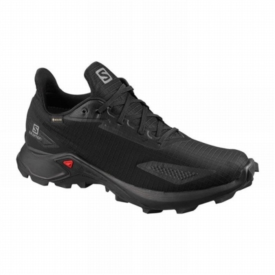 Men's Salomon ALPHACROSS BLAST GTX Trail Running Shoes Black | US-ZTOR987