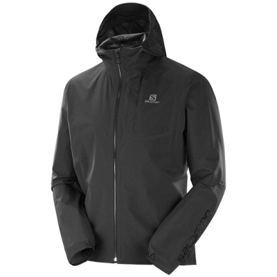 Men's Salomon BONATTI PRO WP JKT M Jackets Black | US-OHJP598