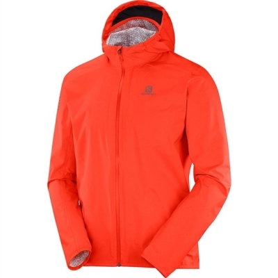 Men's Salomon BONATTI WP JKT M Jackets Orangered | US-CTXQ549