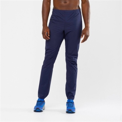 Men's Salomon BONATTI WP UNISEX Pants Navy | US-JSYN981