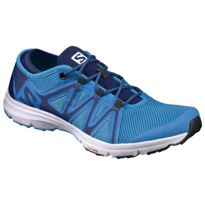 Men's Salomon CROSSAMPHIBIAN SWIFT Water Shoes Blue | US-CGLQ972