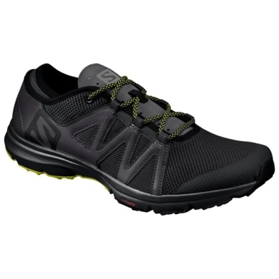 Men's Salomon CROSSAMPHIBIAN SWIFT Water Shoes Black | US-TISK021