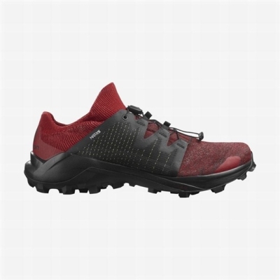 Men's Salomon CROSS /PRO Trail Running Shoes Red / Black | US-IYMF429