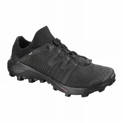 Men's Salomon CROSS /PRO Trail Running Shoes Black | US-QZTN635