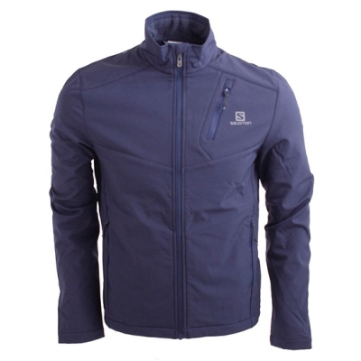 Men's Salomon EMIN JKT M Jackets Navy | US-MIPW167