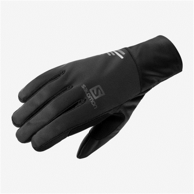 Men's Salomon EQUIPE U Gloves Black | US-MXHN731