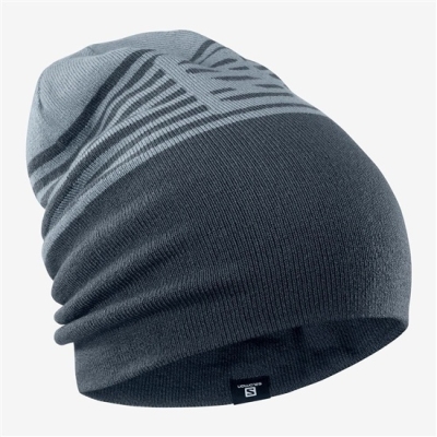 Men's Salomon FLATSPIN REVERSIBLE Hats Grey | US-VMJB967