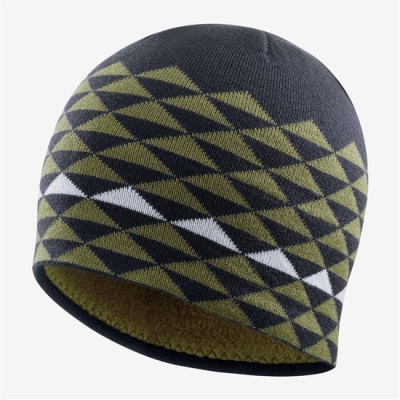 Men's Salomon GRAPHIC Hats Green | US-BEMK245