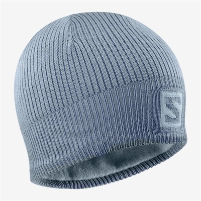 Men's Salomon LOGO Hats Blue | US-XWYC308