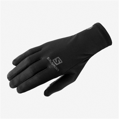 Men's Salomon NSO PRO GLOVE Gloves Black | US-GVZB879