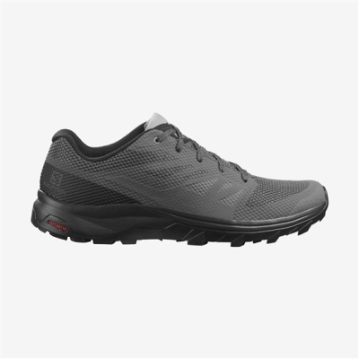 Men's Salomon OUTLINE Hiking Shoes Black | US-TVJG798