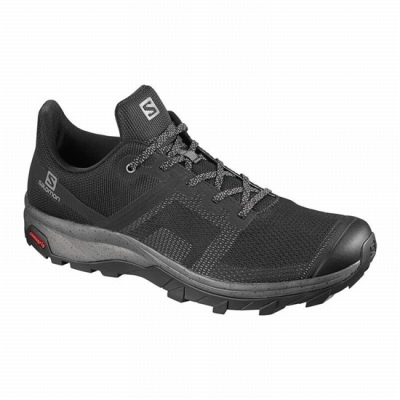 Men's Salomon OUTLINE PRISM Hiking Shoes Black | US-XLFJ562