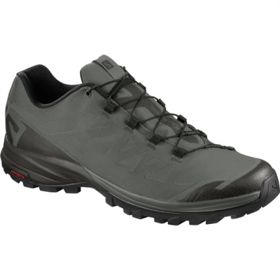 Men's Salomon OUTPATH Hiking Shoes Grey / Black | US-KUSJ837