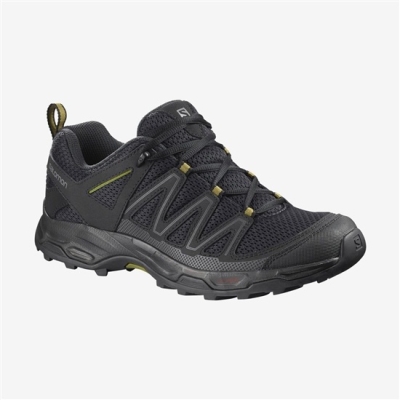 Men's Salomon PATHFINDER Hiking Shoes Black | US-ZYDV713