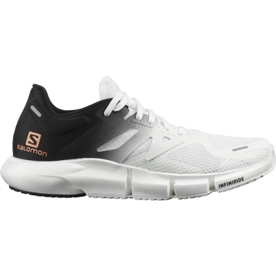 Men's Salomon PREDICT 2 Road Running Shoes White / Black | US-MPJA806