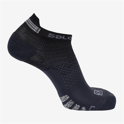 Men's Salomon PREDICT LOW Socks Black | US-UHSP217