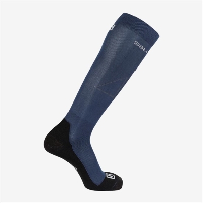 Men's Salomon QST Socks Navy | US-UMKX895