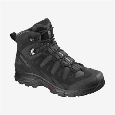 Men's Salomon QUEST PRIME GTX Hiking Boots Black | US-DOBZ726