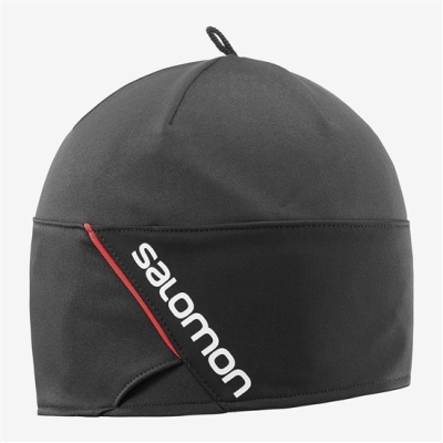 Men's Salomon RS Beanie Black | US-CMDH941