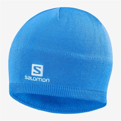 Men's Salomon RS WARM Hats Blue | US-WAUG601