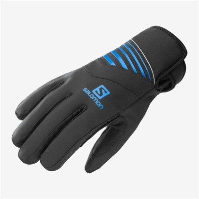 Men's Salomon RS WARM U Gloves Black | US-QNTI436