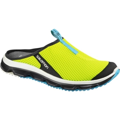 Men's Salomon RX SLIDE 3.0 Sandals Fluorescent Green | US-OZPF409