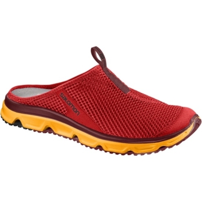 Men's Salomon RX SLIDE 3.0 Sandals Red / Orange | US-WMBH127