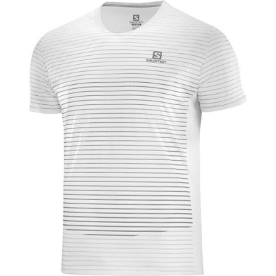 Men's Salomon SENSE M T Shirts White | US-LVRH308