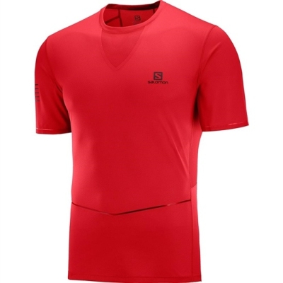 Men's Salomon SENSE ULTRA M T Shirts Red | US-TLPX108