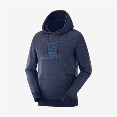 Men's Salomon SHIFT HOODIE M Midlayers Navy | US-SBTY710