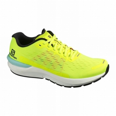 Men's Salomon SONIC 3 BALANCE Running Shoes Yellow / White | US-MTCJ327