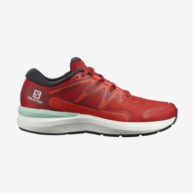 Men's Salomon SONIC 4 CONFIDENCE Road Running Shoes Red | US-KEBX134