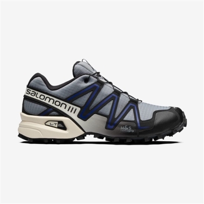 Men's Salomon SPEEDCROSS 3 Sneakers Black / Blue | US-BNXM352