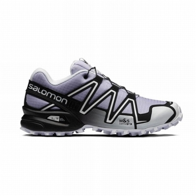 Men's Salomon SPEEDCROSS 3 Trail Running Shoes Purple / Black | US-LJGH128