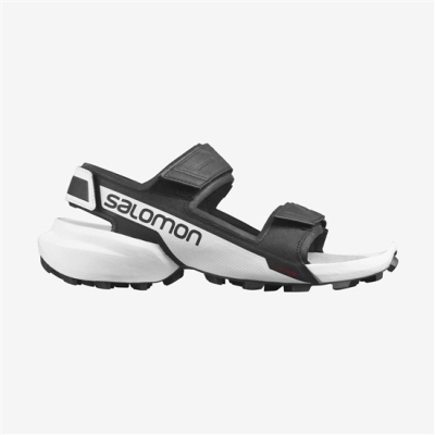 Men's Salomon SPEEDCROSS Sandals Black / White | US-ZEIF436