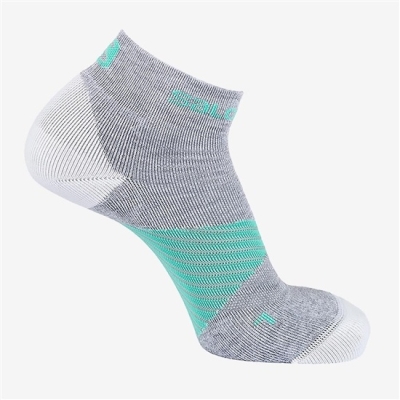 Men's Salomon SPEED PRO Socks Grey | US-NXLI920