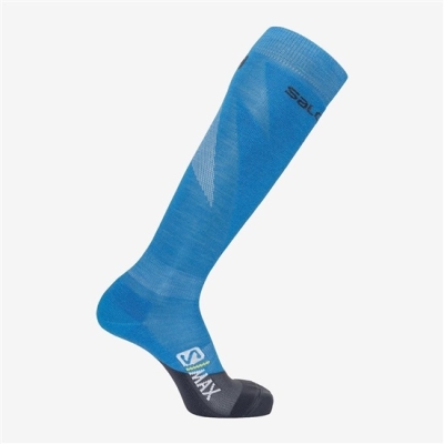 Men's Salomon S MAX M Socks Blue | US-UKJM610