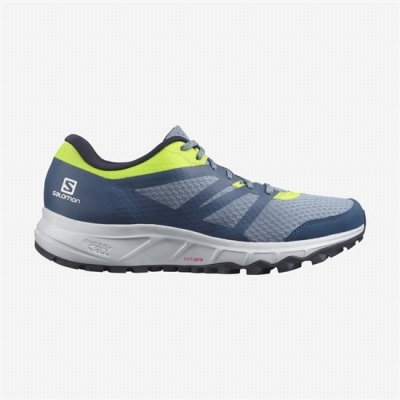 Men's Salomon TRAILSTER 2 Trail Running Shoes Blue Grey / Navy | US-MLPO286