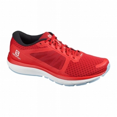 Men's Salomon VECTUR Running Shoes Red | US-CLEF946