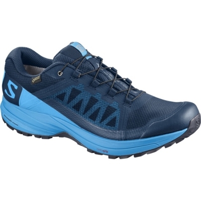 Men's Salomon XA ELEVATE GTX Trail Running Shoes Navy / Blue | US-IPCL041