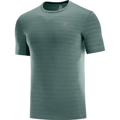 Men's Salomon XA M T Shirts Green | US-REPN508