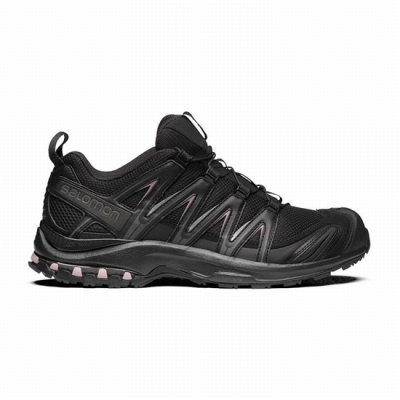 Men's Salomon XA PRO 3D Trail Running Shoes Black | US-NTAK836