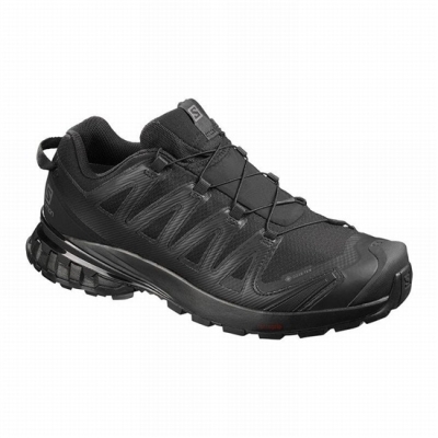 Men's Salomon XA PRO 3D V8 GORE-TEX Hiking Shoes Black | US-YVLW328