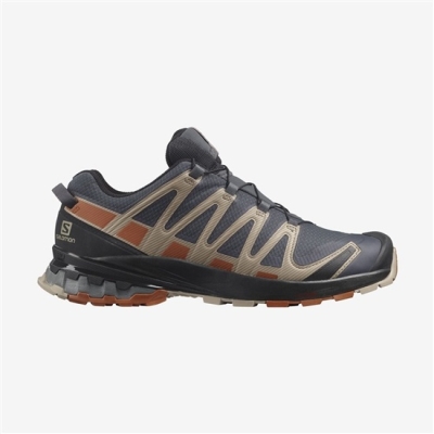 Men's Salomon XA PRO 3D V8 GORE-TEX Trail Running Shoes Multicolor | US-XQMH371