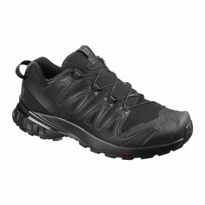 Men's Salomon XA PRO 3D V8 Hiking Shoes Black | US-LUQB260