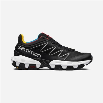 Men's Salomon XA PRO STREET Trail Running Shoes Black / White | US-RBDE396