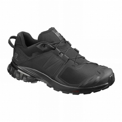 Men's Salomon XA WILD Trail Running Shoes Black | US-ZMOE623