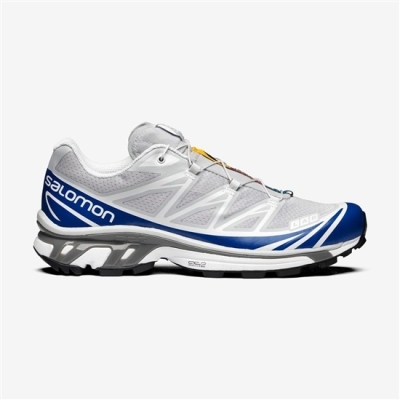 Men's Salomon XT-6 Sneakers Blue / White | US-HKLZ375